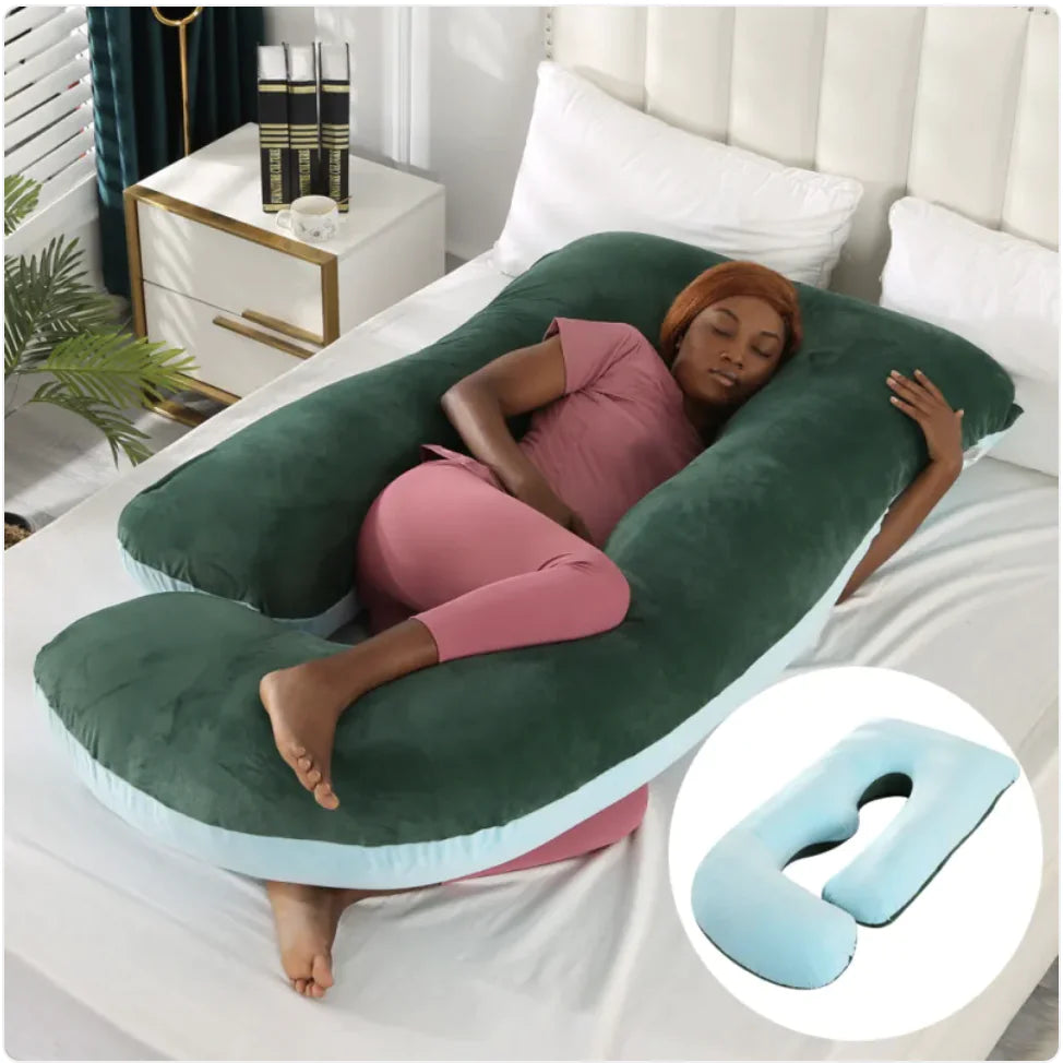 J-Shape Maternity Support Pillow