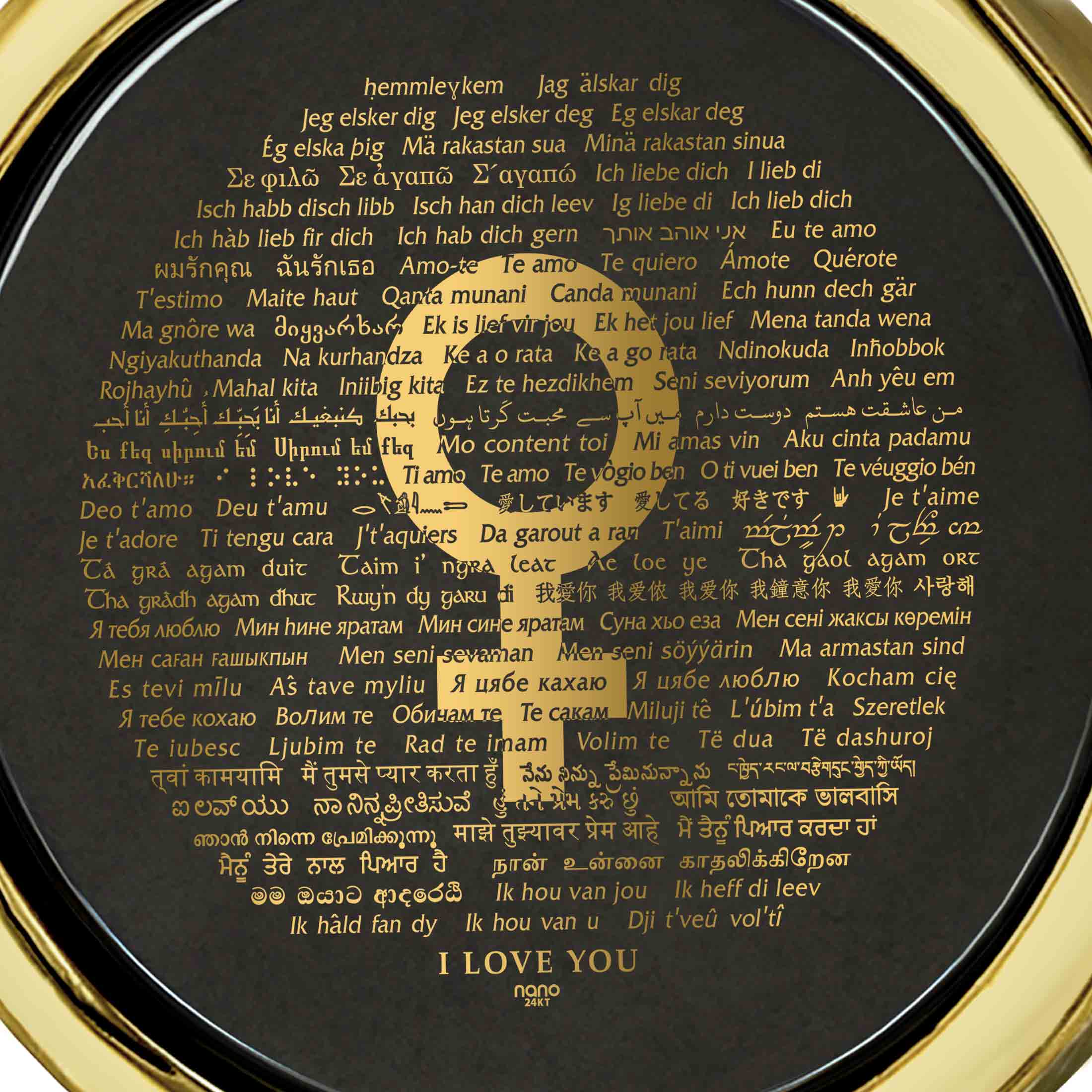 Venus Embrace 120 Languages Love Pendant
