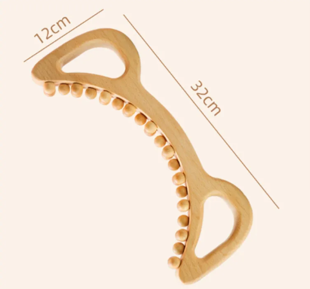 Birch Wood Cellulite Massage Roller Kit