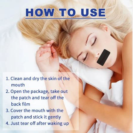 Anti-Snoring Sleep Stickers - Gentle Mouth Seal
