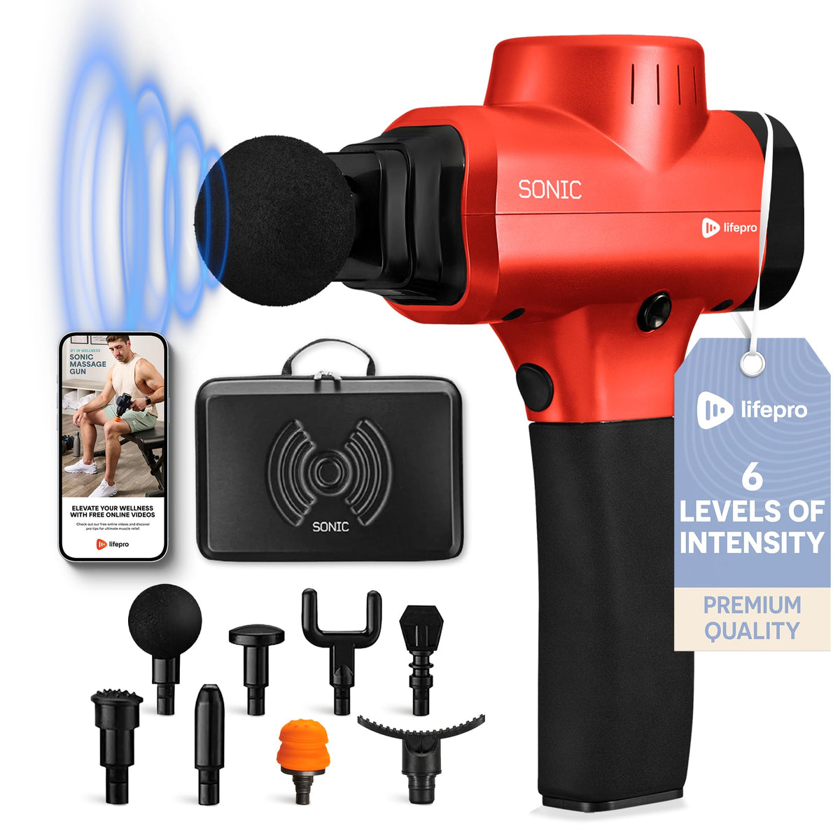 LifePro Deep Tissue Percussion Massager