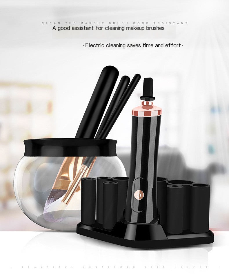 AutoClean Makeup Brush System
