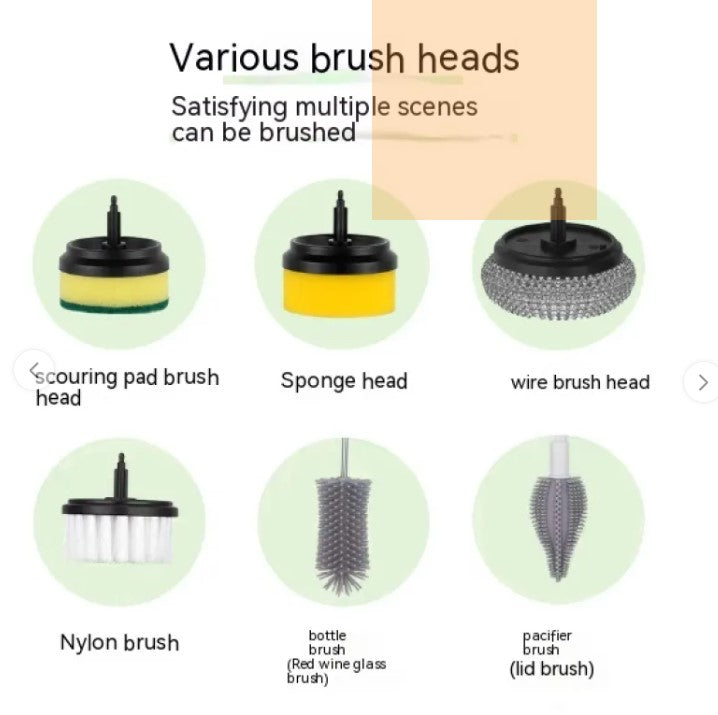 Dynamic Electric Scrubbing Wand