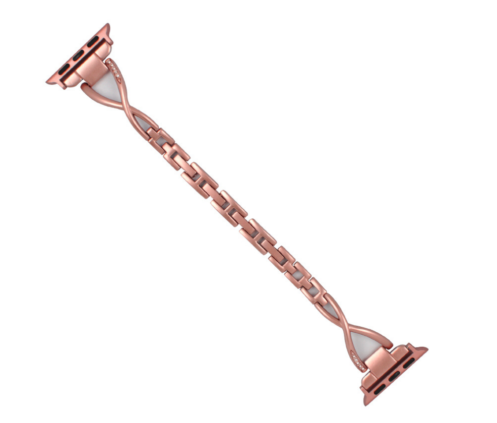 Diamond-Encrusted X-Steel Apple Watch Strap