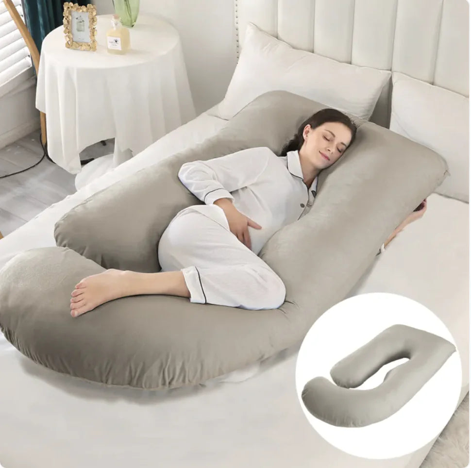 J-Shape Maternity Support Pillow