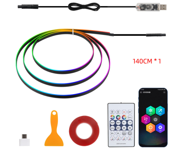 USB Car Synced Music Light