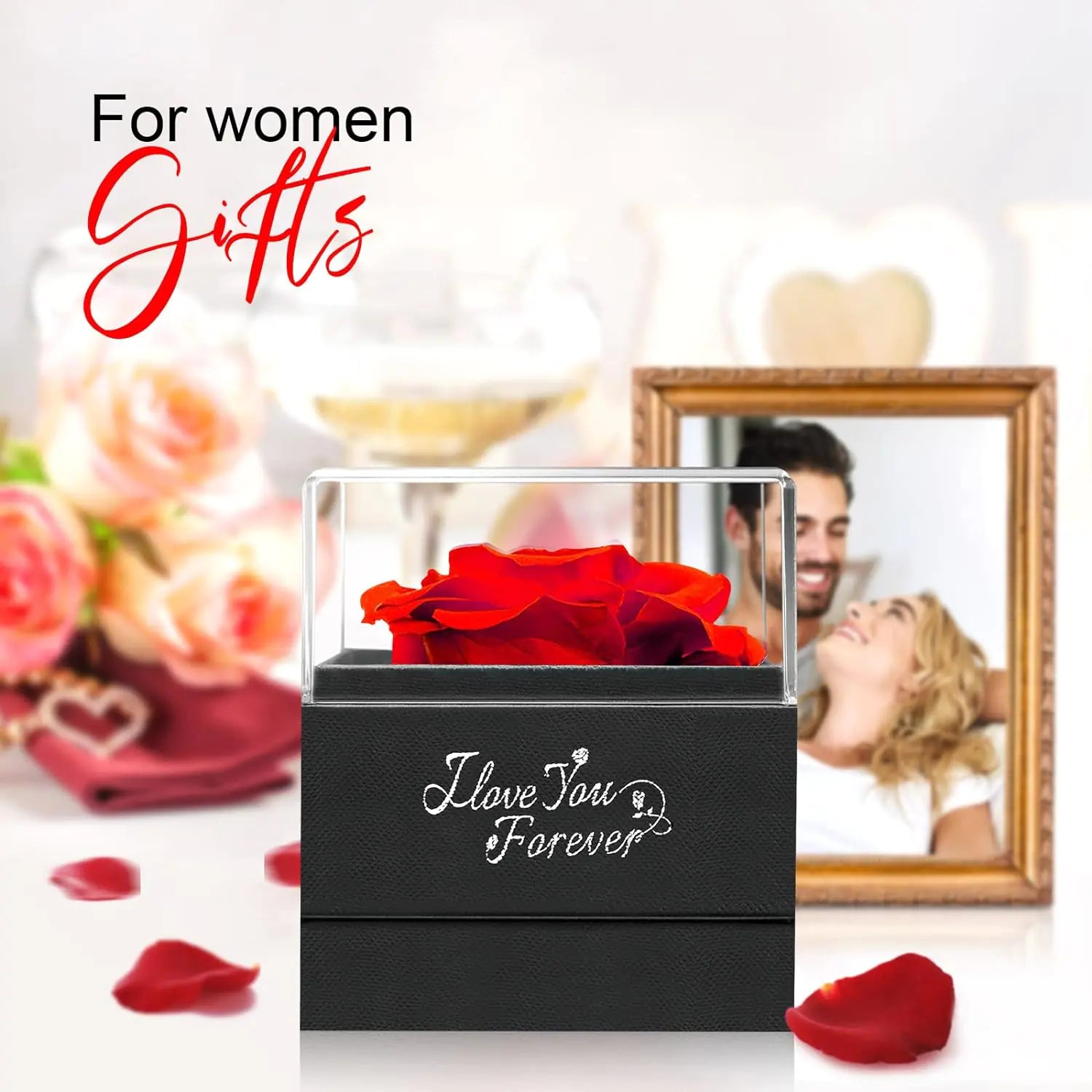 EVERLOVE Eternal Rose and Pendant Set