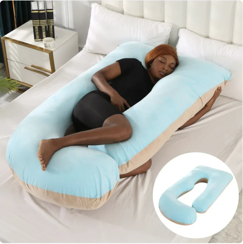 J-Shape Maternity Support Pillow