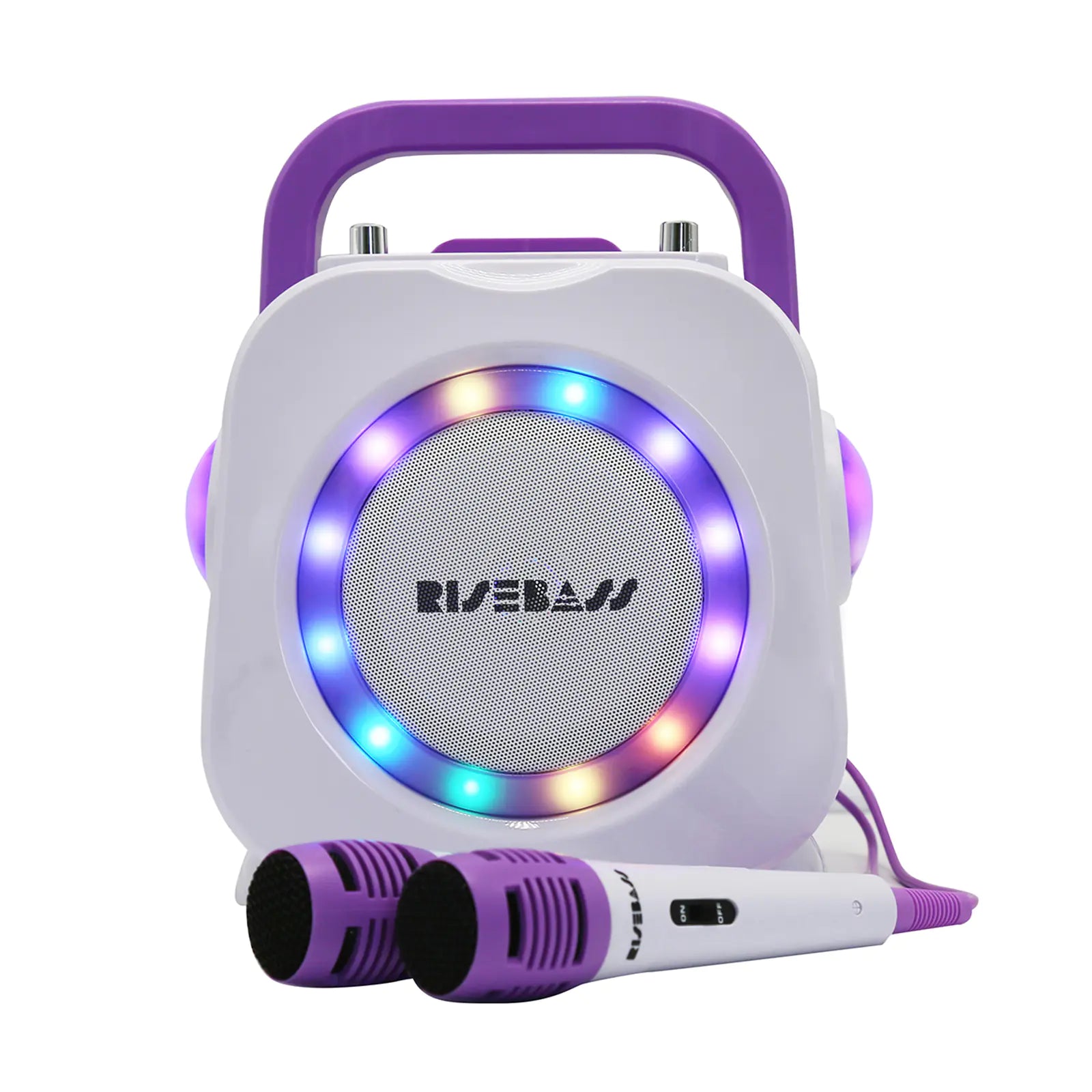 Kids’ Portable Karaoke Dual Mic Bluetooth Machine