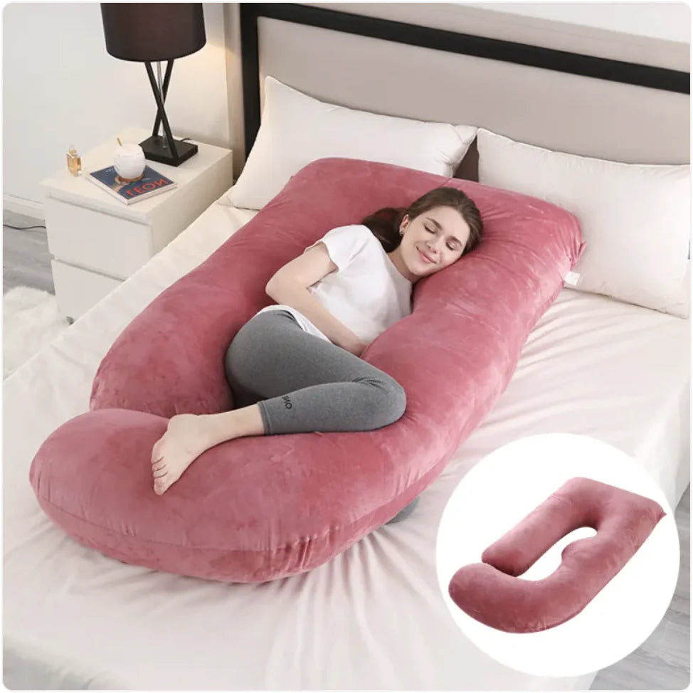 J-Shape Maternity Support Pillow