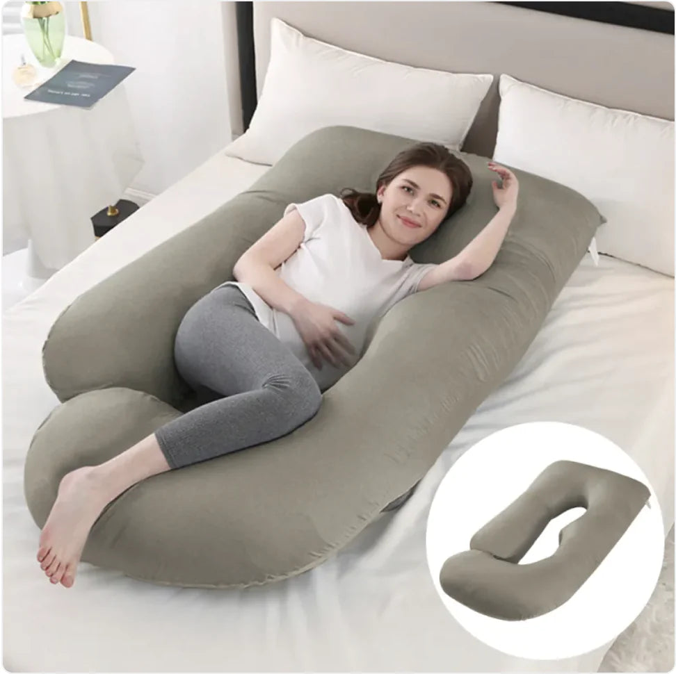 J-Shape Maternity Support Pillow