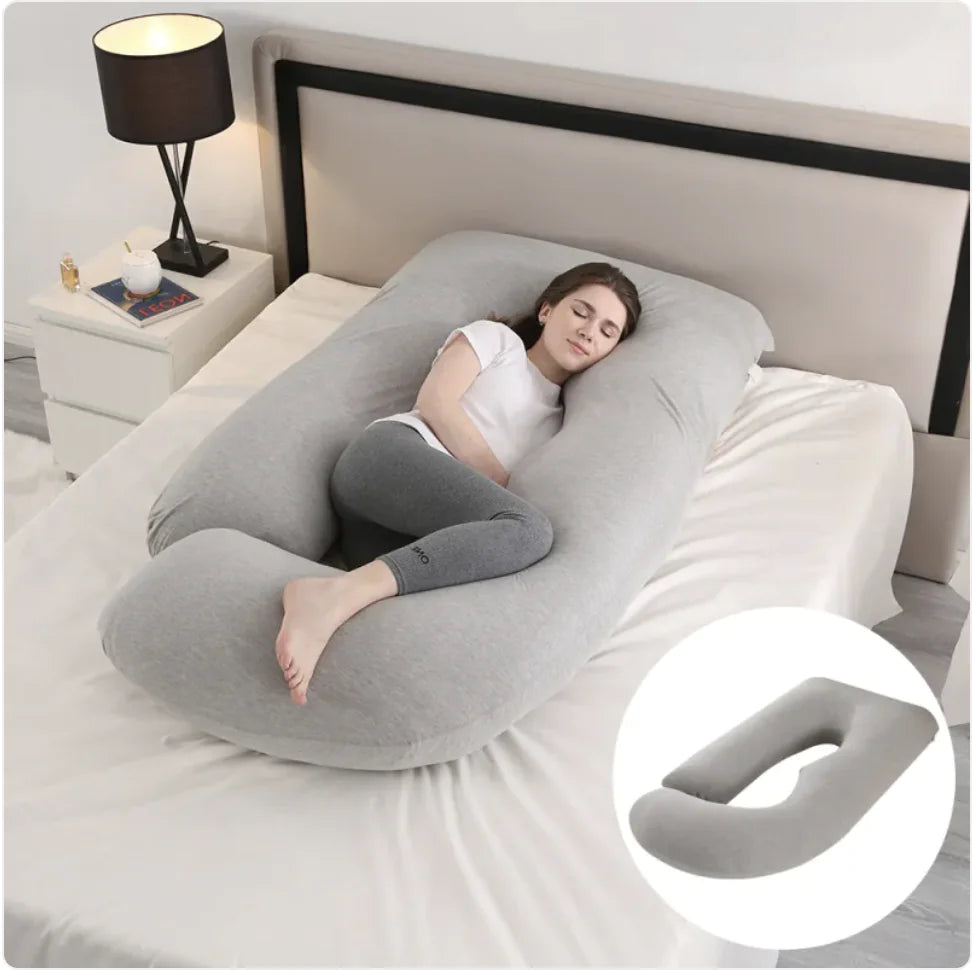 J-Shape Maternity Support Pillow