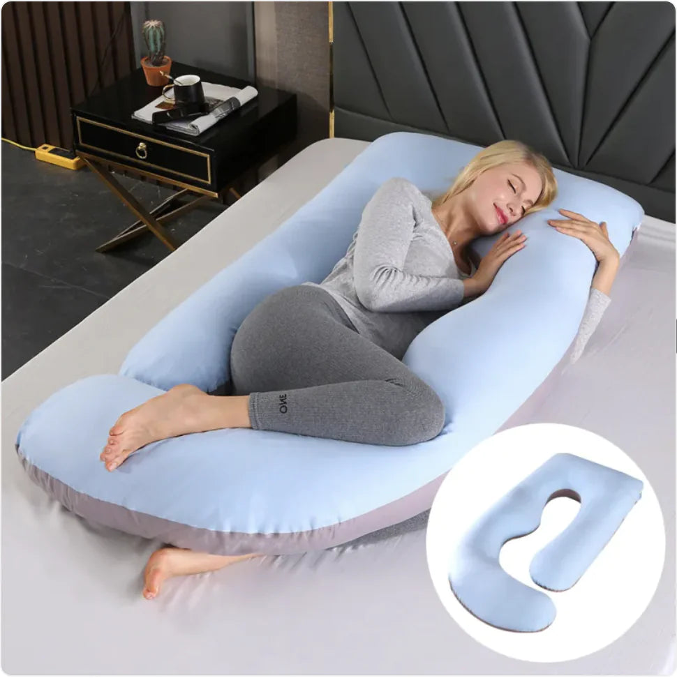 J-Shape Maternity Support Pillow