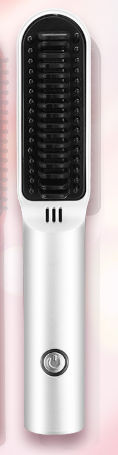 2-in-1 curling and straightening hair comb