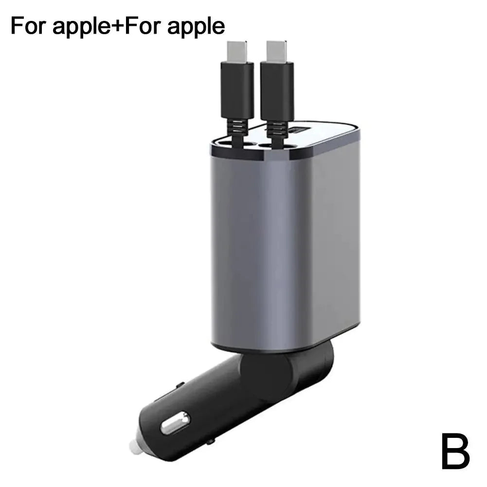 QuadPort Car Charge Hub