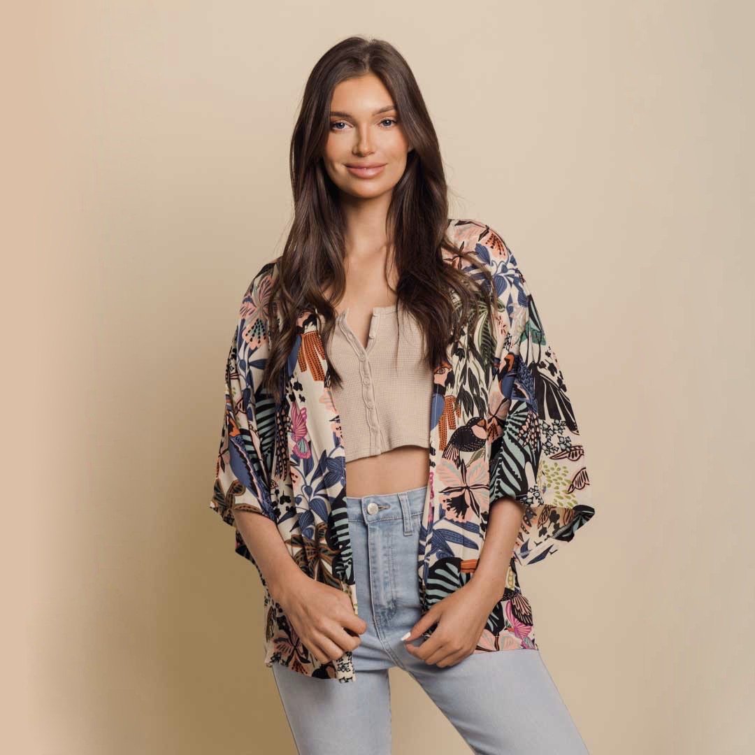 Antonia Tropical Kimono