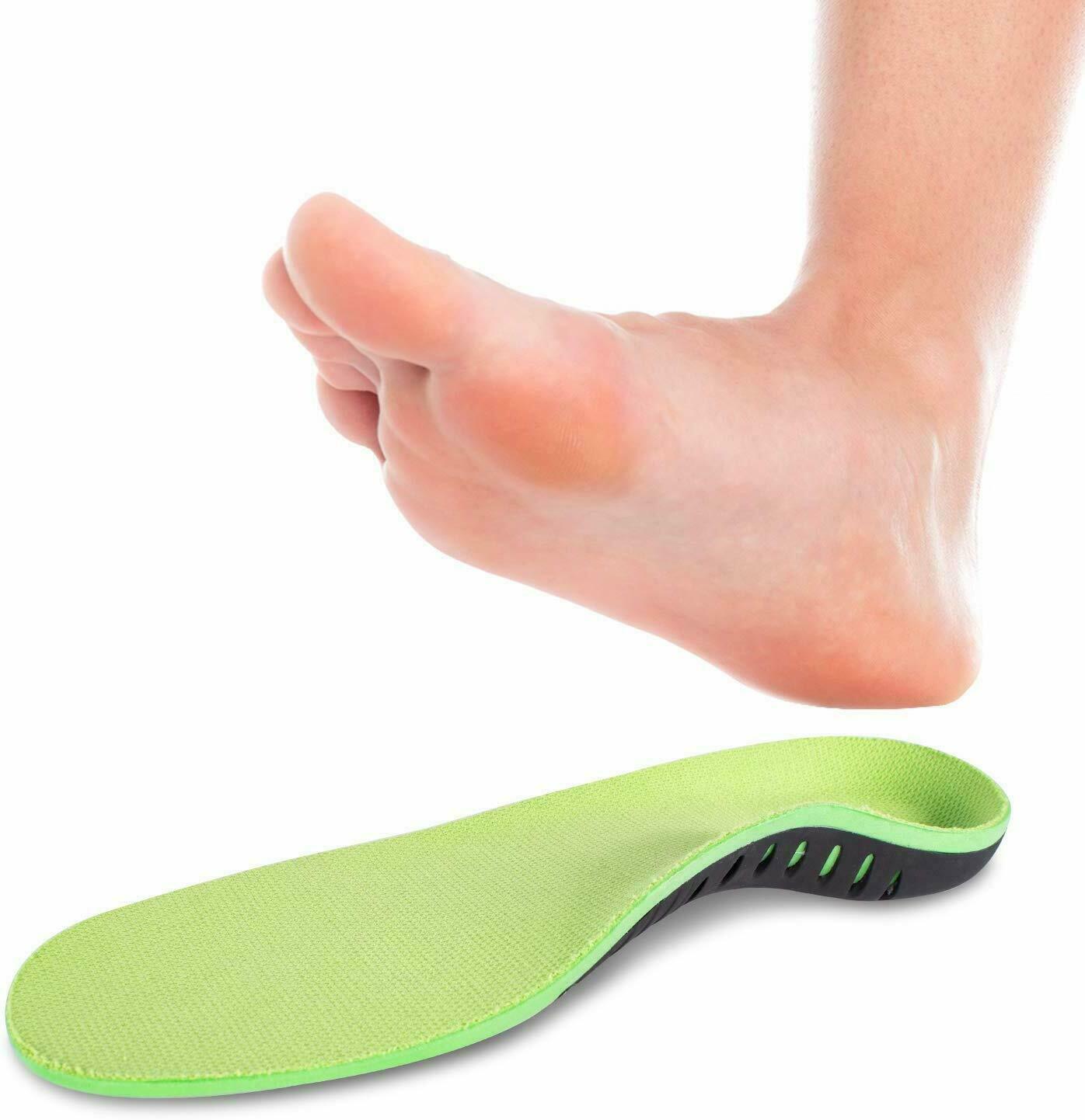 Targeted arch support orthotic insoles