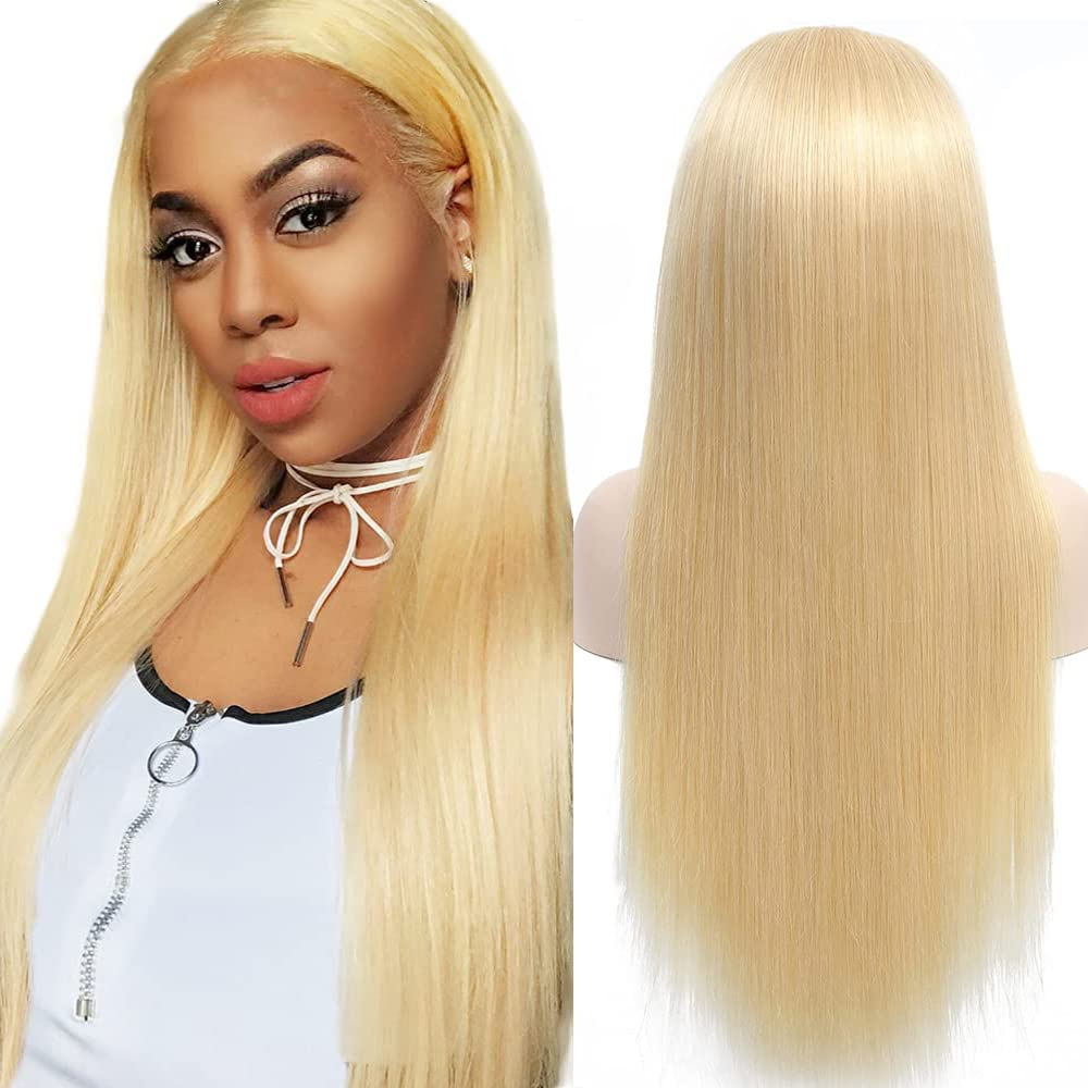 Chic Matte Gold Lace Front Wig