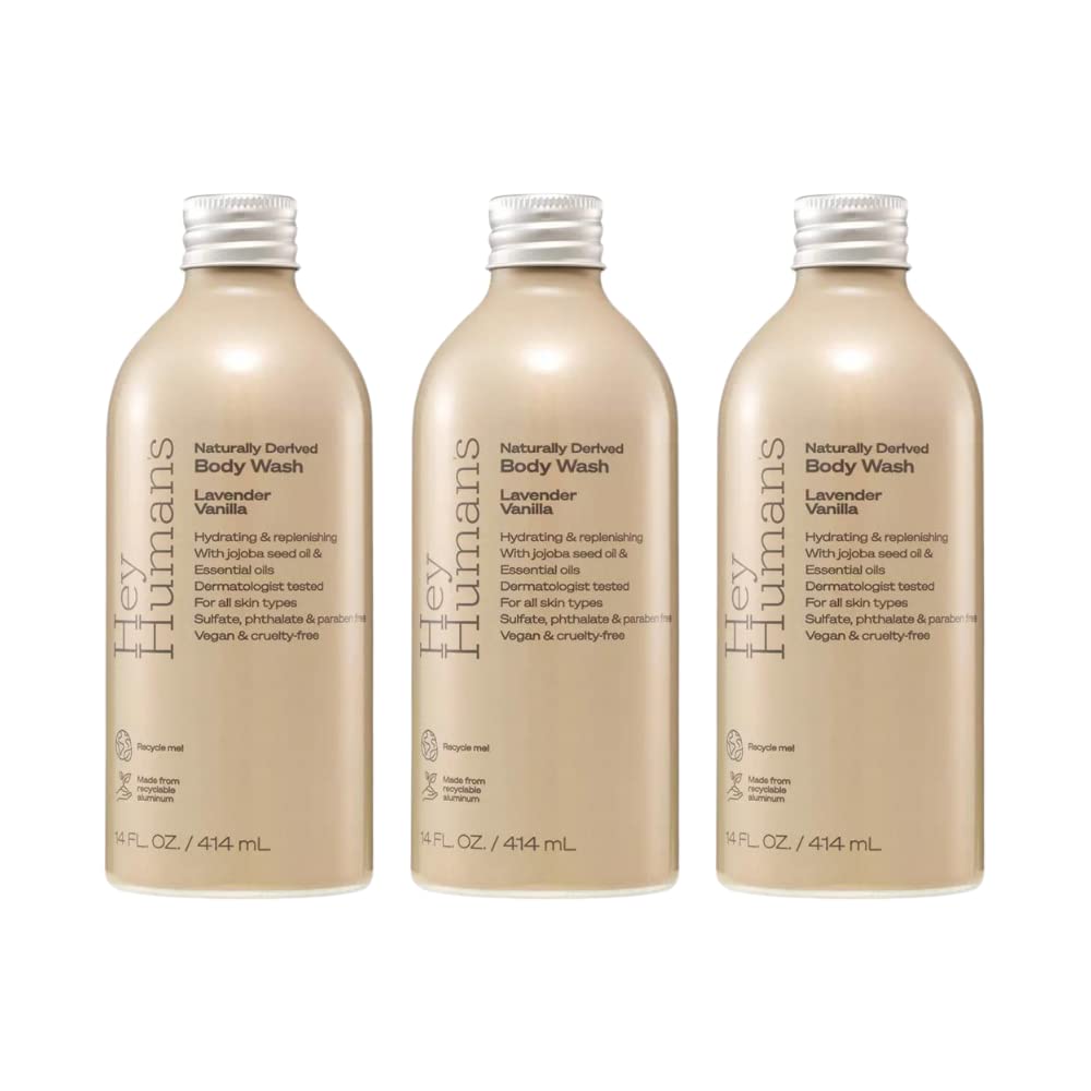 Turn Every Shower Into a Calming Skin-Loving Ritual with three bottles of lavender body wash.