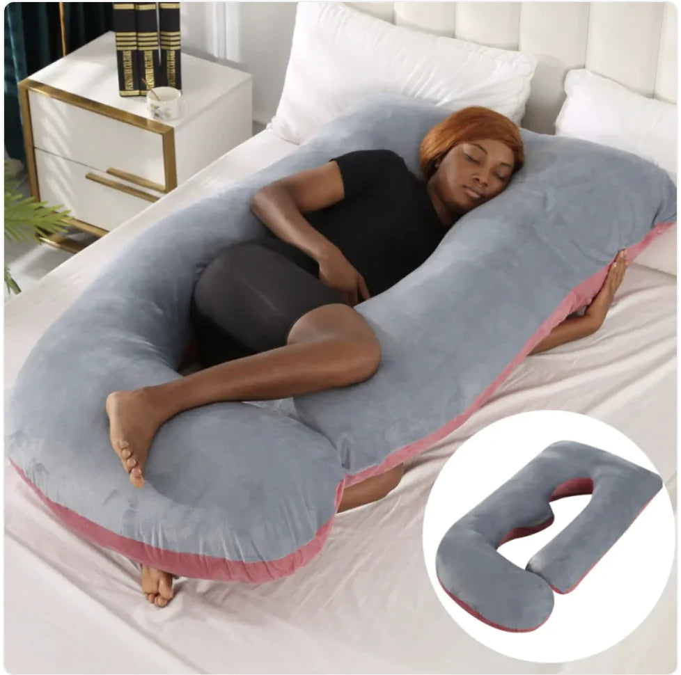 J-Shape Maternity Support Pillow