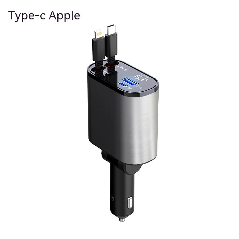 QuadPort Car Charge Hub
