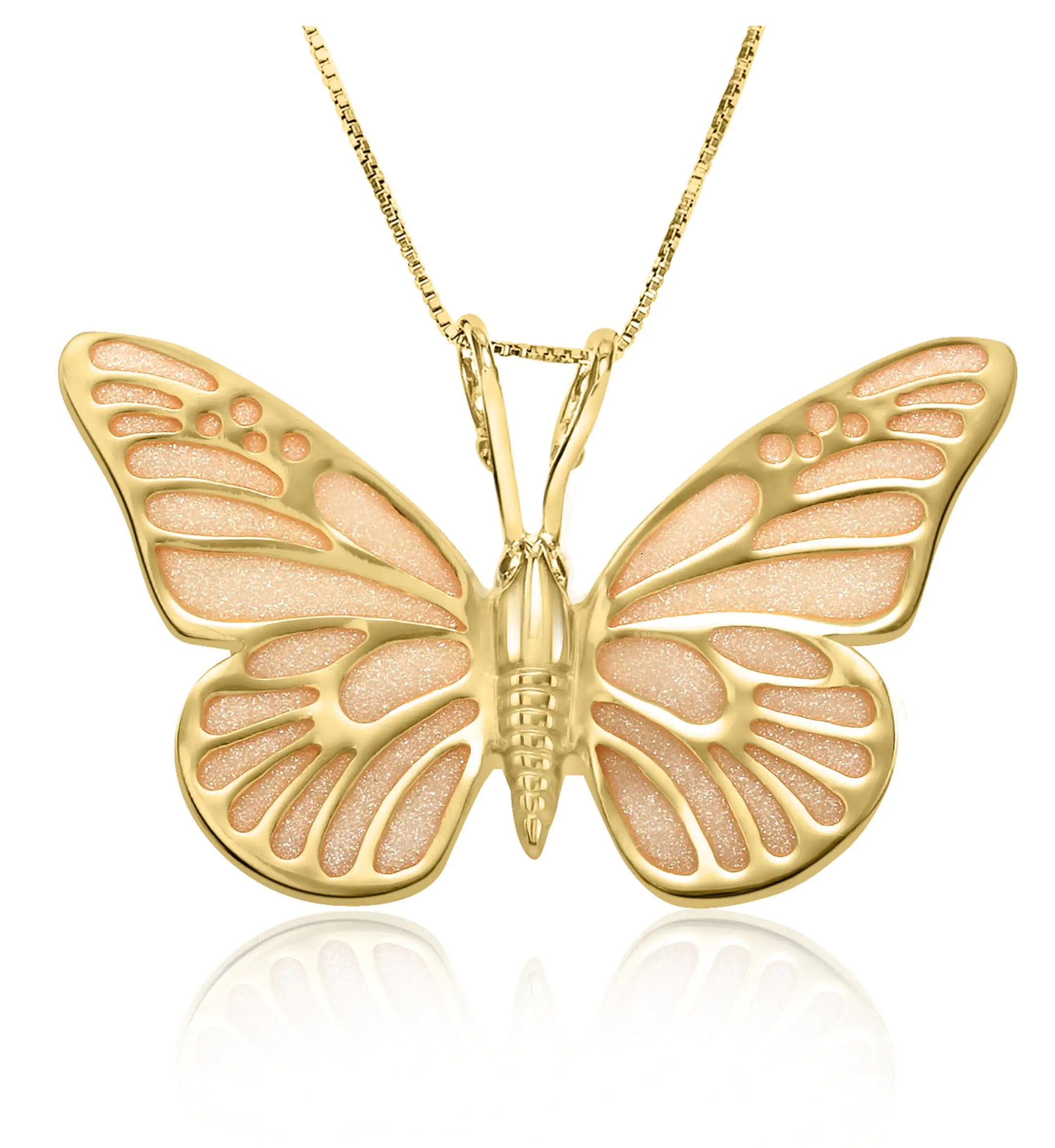 Artisan Gold-Plated Butterfly Charm