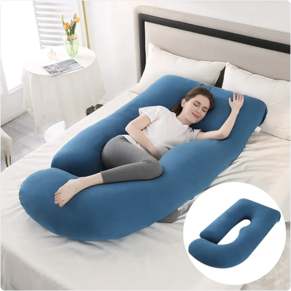 J-Shape Maternity Support Pillow