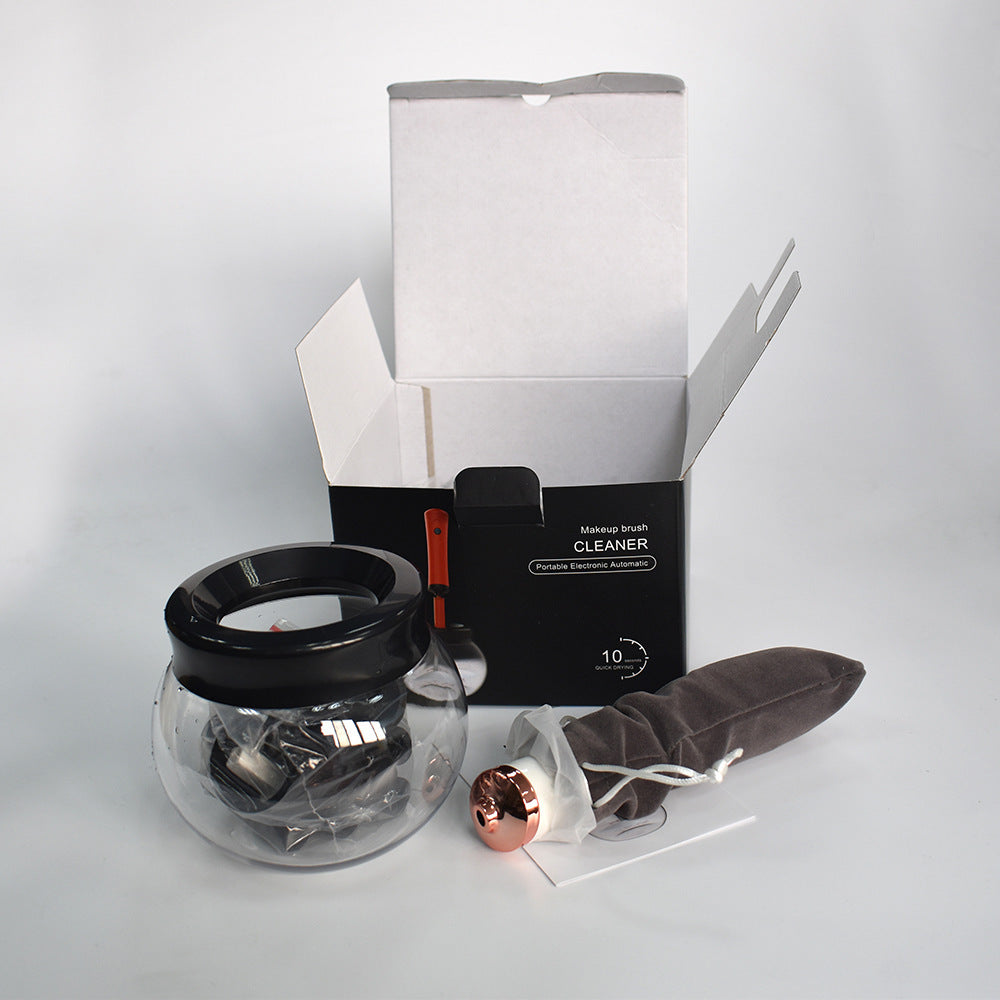 AutoClean Makeup Brush System