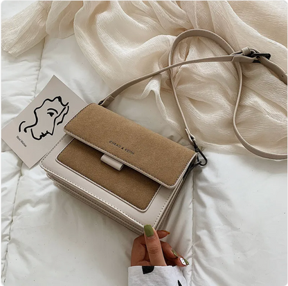 Broad Strap Square Crossbody
