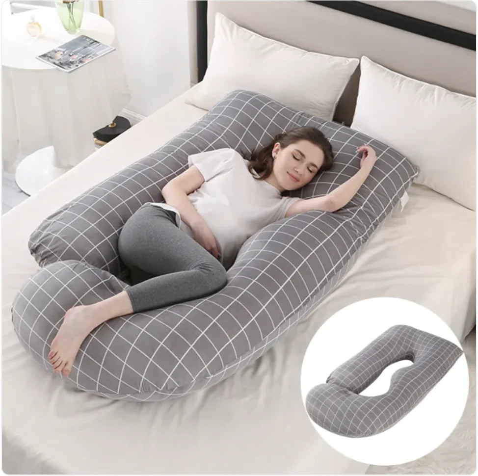 J-Shape Maternity Support Pillow