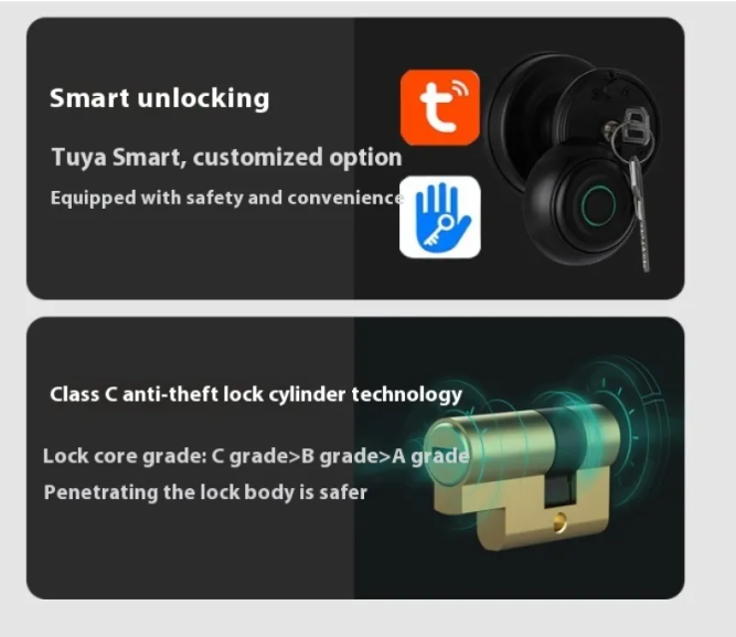 Touch Access Smart Fingerprint Lock