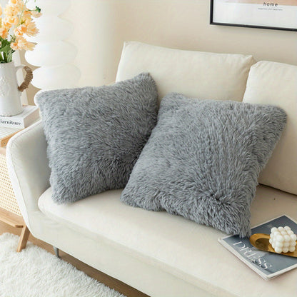 Chic Plush Faux Fur Pillow Covers
