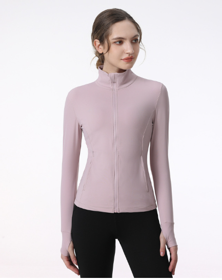 Athletic Zip-Up Yoga Jacket for Women