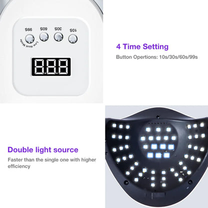 220W UV LED Nail Dryer Professional Manicure Lamp