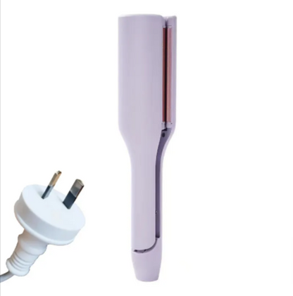 French Deep V Hair Curler – 32MM Big Wave &amp; Water Ripple Curling Iron