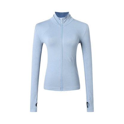 Athletic Zip-Up Yoga Jacket for Women