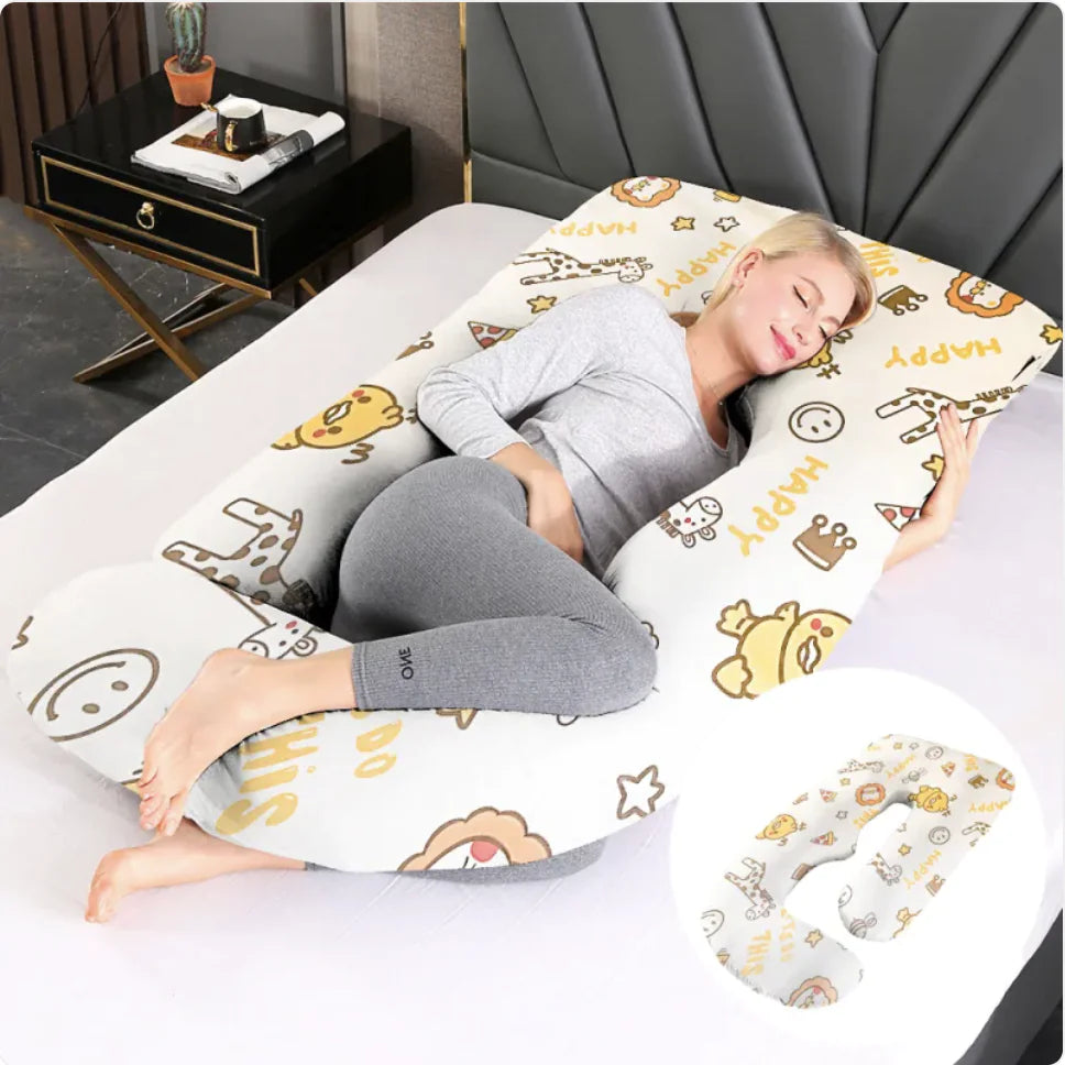 J-Shape Maternity Support Pillow