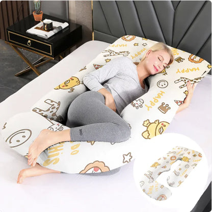 J-Shape Maternity Support Pillow