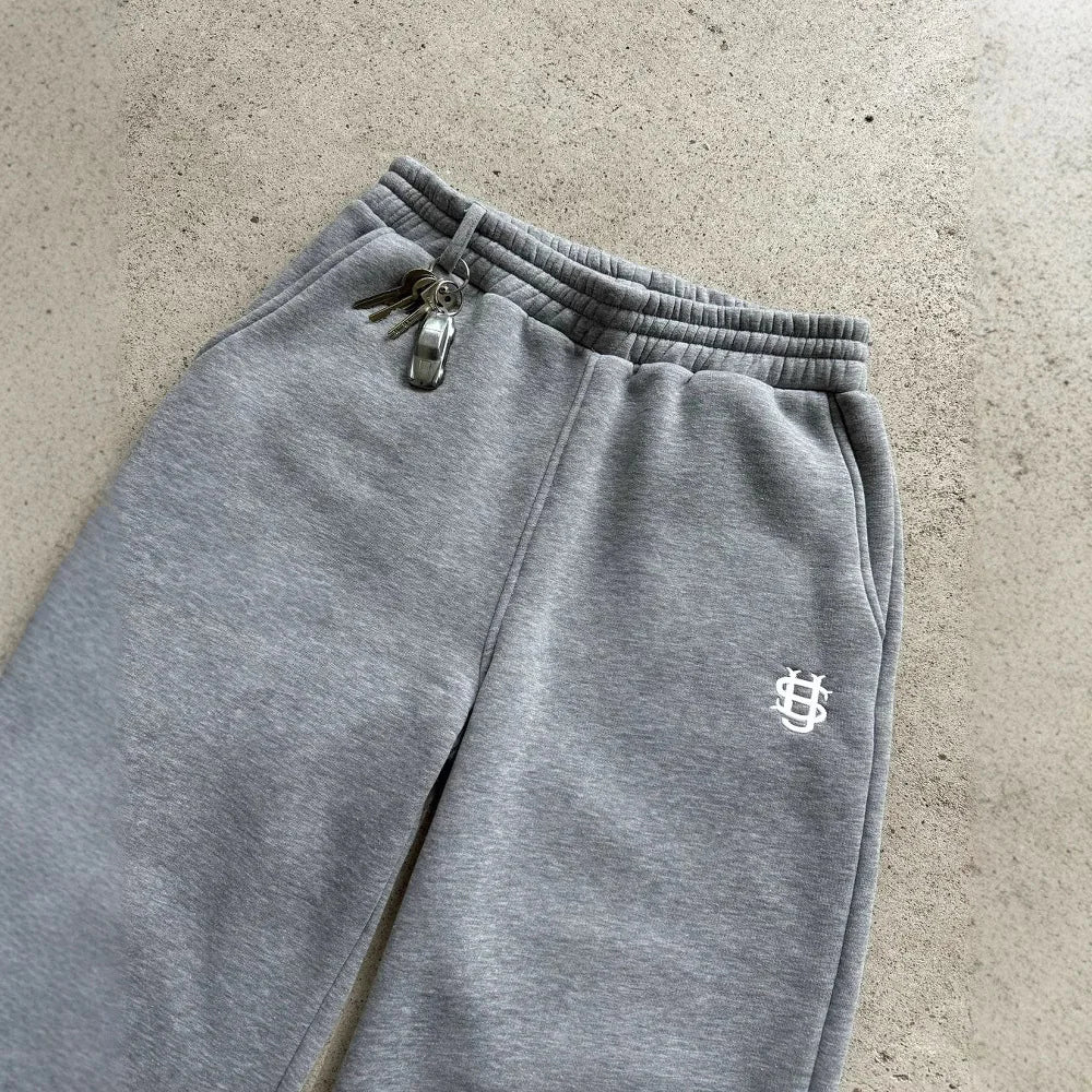 Flexi-Waist Zippered Sweatpants