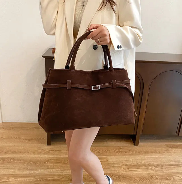 Luxury Suede Tote