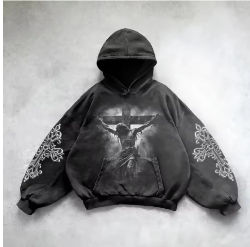 City Pulse Y2K Hooded Sweatshirt