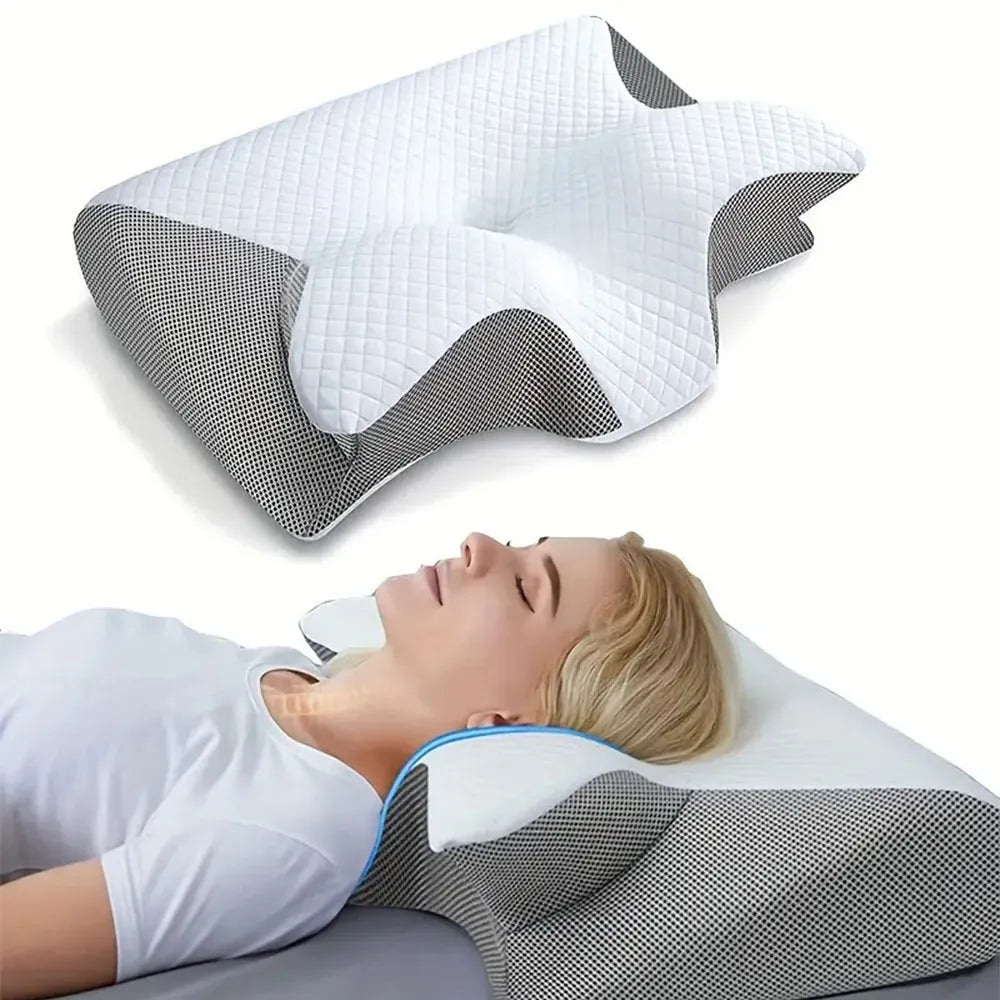 Ergonomic Memory Foam Pillow Breathable