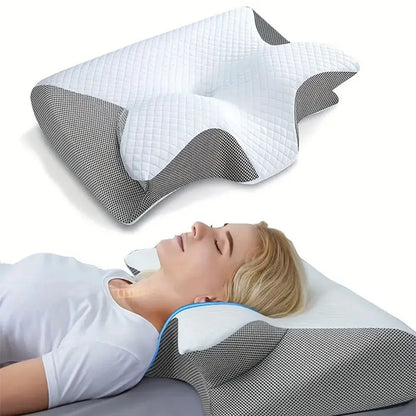 Ergonomic Memory Foam Pillow Breathable