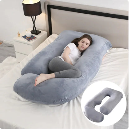 J-Shape Maternity Support Pillow