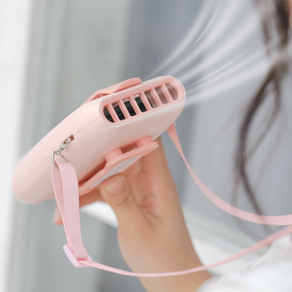 Quiet USB Wearable Fan - Portable Hands-Free Cooling