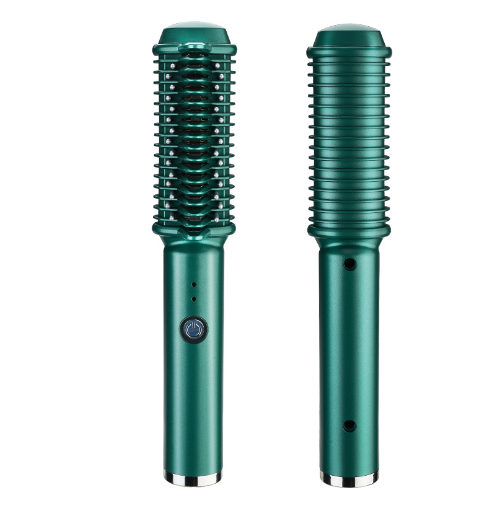 2-in-1 curling and straightening hair comb