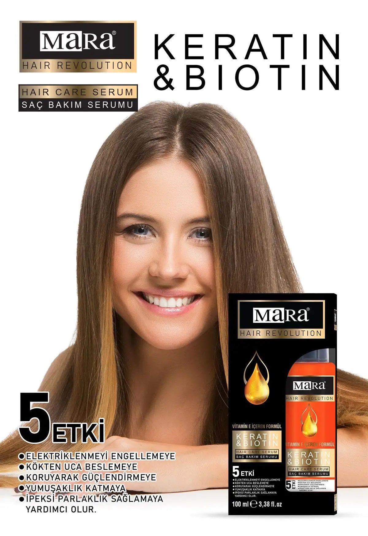 Mara Keratin Biotin Hair Serum 100ml