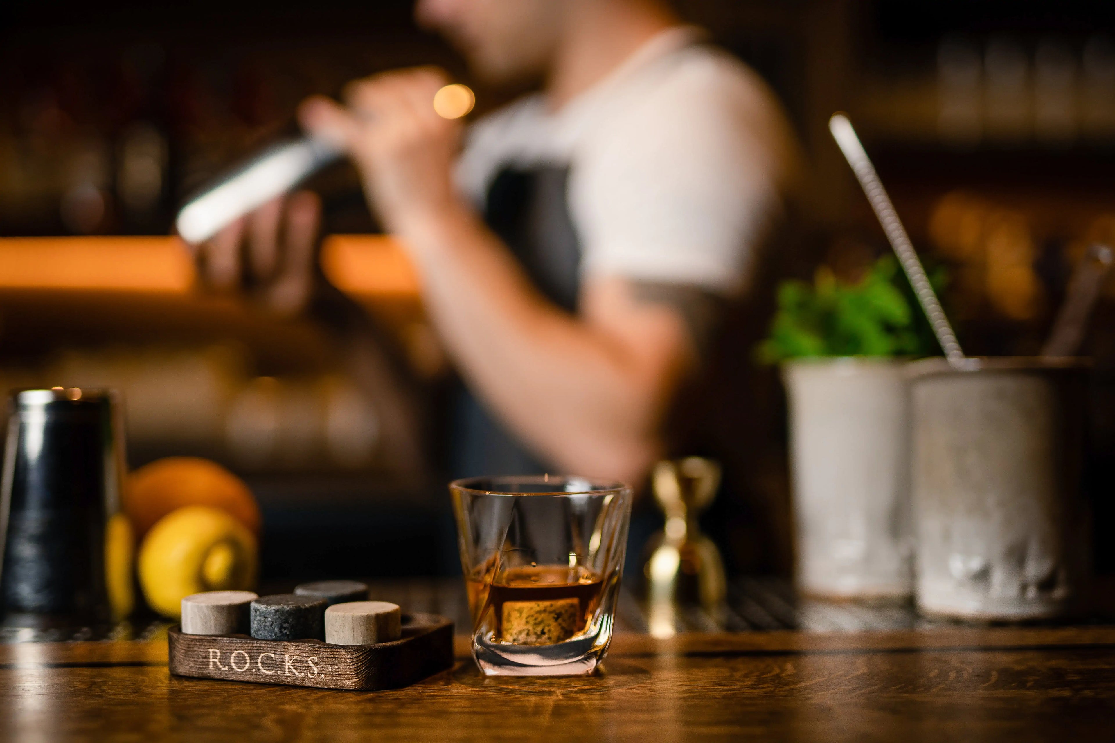 Elite Whiskey Experience Set - Stones &amp; Spiral Glass
