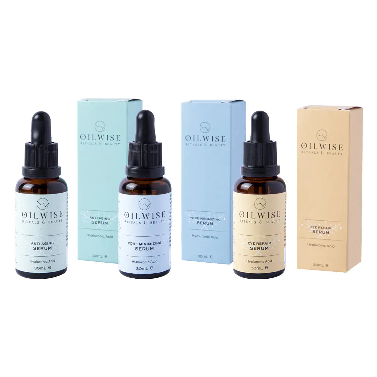 Oilwise Antiaging Serum &amp; Pore Minimizing Serum &amp; Eye Repair Serum Set