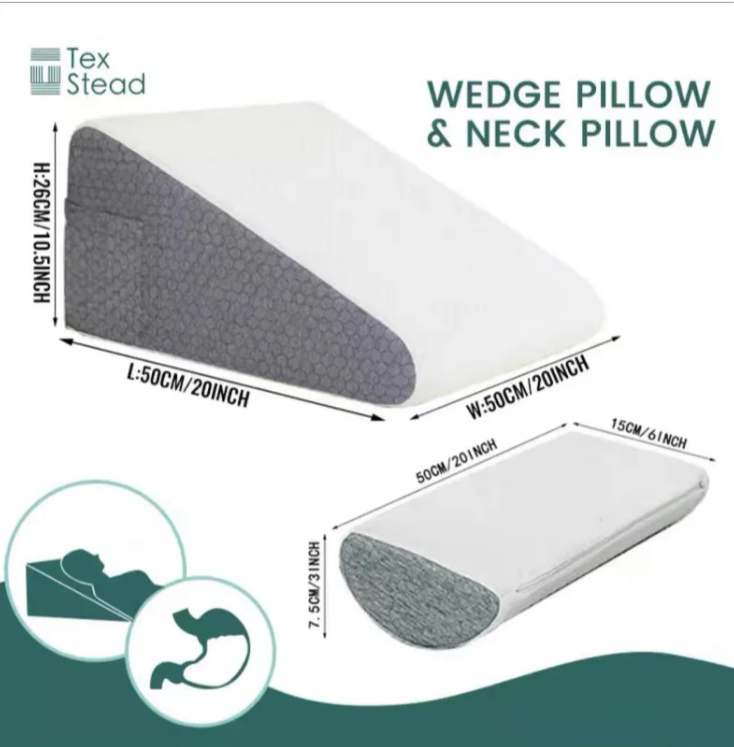 Triangle Cushion Bedside Support Pillow